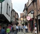 Houses almost meet over the top of the Shambles